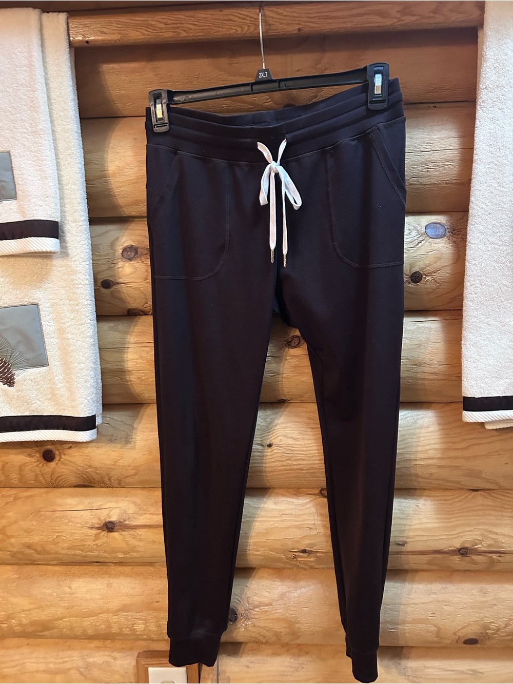 Zyia Brown Cozy Joggers